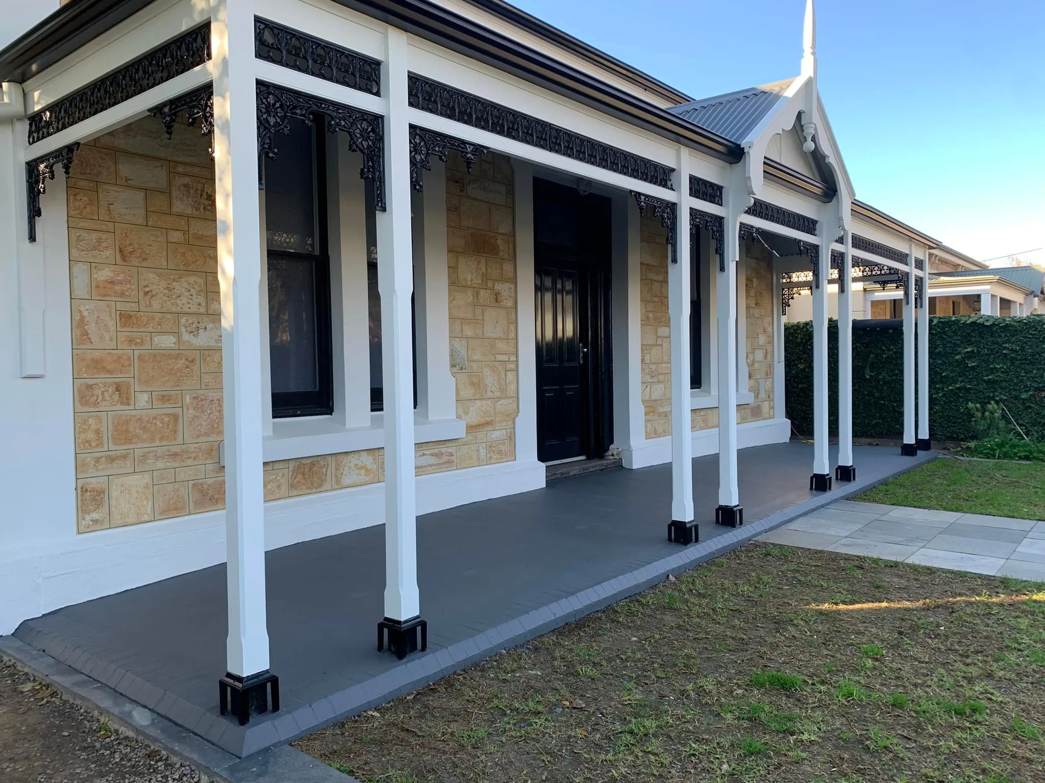 After painting